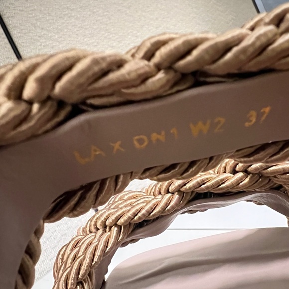 VALENTINO GARAVANI
Braided Espadrille Rockstud Slide Sandals - Picture 8 of 10